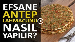 Efsane Antep Lahmacunu Nasıl Yapılır I Evde Lahmacun I Legendary The Gaziantep Lahmacun [upl. by Peggy112]