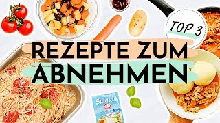 3 REZEPTE ZUM ABNEHMEN  einfach amp schnell gesund kochen  Meal Prep [upl. by Eciruam]