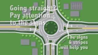 Navigating A MultiLane Roundabout [upl. by Mogerly]