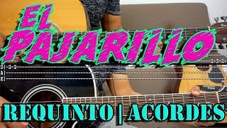 Tutorial  El pajarillo Campirano  Requinto  Acordes  TABS [upl. by Leba]