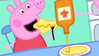 Peppa Pig in Hindi  Pancakes  हिंदी Kahaniya  Hindi Cartoons for Kids [upl. by Sueahccaz322]