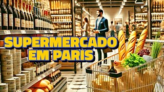 🛒 O QUE ENCONTRAMOS NOS SUPERMERCADOS EM PARIS 🇫🇷 MERCADO NA FRANÇA [upl. by Kauffmann]