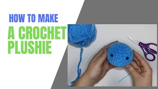 How to Crochet a Plushie for beginners [upl. by Shoifet]