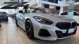 2021 BMW Z4 sDrive30i Glacier Silver Metallic on Black Vernasca Leather [upl. by Marillin]