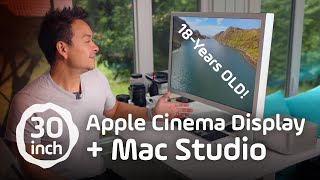 Apple 30quot Cinema Display with Mac Studio  BEST Combo [upl. by Yevi]