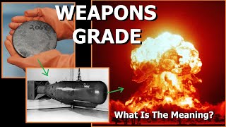 What Does Weapons Grade Mean [upl. by Arot]