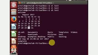 LINUX SCRIPTING IN VI EDITOR AND HOW TO RUN IT [upl. by Lewiss778]