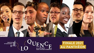 Finale du Concours international déloquence 2021 [upl. by Bess522]