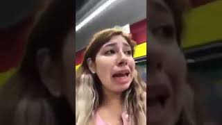 VENEZOLANA AGREDE A PERUANA EN SUPERMERCADO [upl. by Acimak]