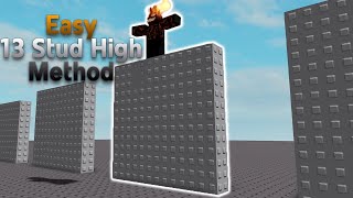 EASY 13 Stud High Jump Method  Roblox Tutorial [upl. by Shawna]