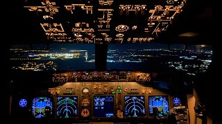 Airplane Cockpit White Noise Jet Sound and view [upl. by Gifford]