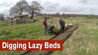 Digging Lazy Beds to Start a Garden [upl. by Andert263]