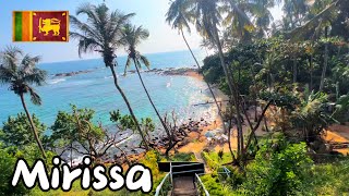 Mirissa  Sri Lanka walking tour NO TALK [upl. by Ellinad]