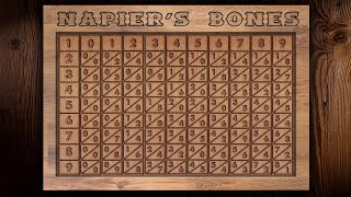 Napiers Bones The old calculator  Multiplication amp Division [upl. by Apoor]