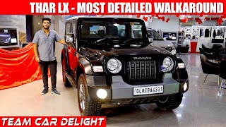 Mahindra Thar Top Model  Most detailed Walkaround  Thar 2021 Thar Modified Accessories [upl. by Buchheim158]