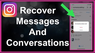 Recover Deleted Instagram Messages And Conversations [upl. by Covell209]