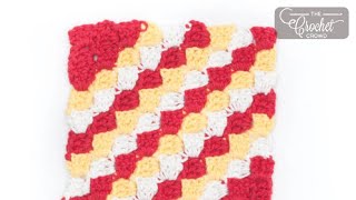 Crochet C2C Dishcloth  EASY  The Crochet Crowd [upl. by Efal]