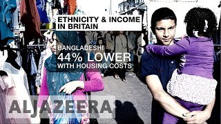 UK minorities lag behind white counterparts on income [upl. by Pedersen]