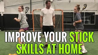 5 Lacrosse Stick Skill Exercises That You Can Do at Home [upl. by Drabeck]