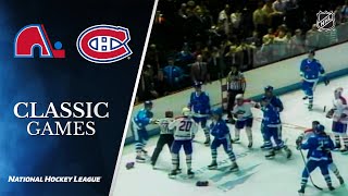 NHL Classic Games 1984 Battle of Quebec  Canadiens defeat Nordiques [upl. by Cissie341]