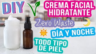 CREMA FACIAL HIDRATANTE  TODO TIPO DE PIEL  DIY ZERO WASTE  Mixi [upl. by Gnok466]