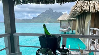 ST REGIS Hotel Bora Bora  Deluxe Overwater Villa tour  worth it [upl. by Nylleoj]