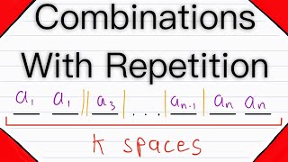 Combinations with Repetition  Combinatorics [upl. by Fredericka58]