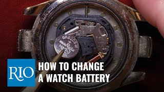 How to Change a Watch Battery [upl. by Yahsram]