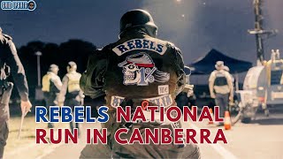 Rebels MC National Meeting in Canberra 2024 [upl. by Anaujat]