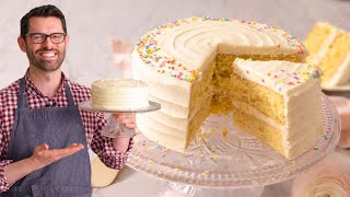 The Most AMAZING Vanilla Cake Recipe [upl. by Groome]