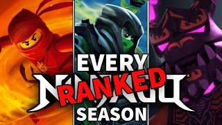 Every Ninjago Season Ranked [upl. by Lacym]