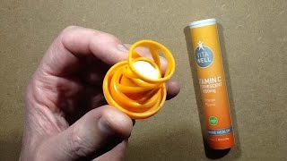 Whats inside the cap of effervescent vitamin C tablets [upl. by Eedna]