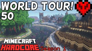 WORLD TOUR  DOWNLOAD  Minecraft Hardcore Lets Play S1E50 [upl. by Fredek854]