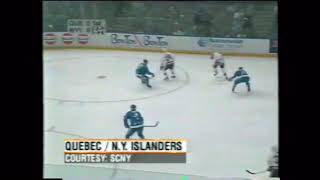 April 18 1995 Nordiques at Islanders highlights [upl. by Brett]