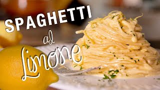 Spaghetti al Limone  Classic Lemon Pasta Recipe  The Pasta Queen [upl. by Auqenes]