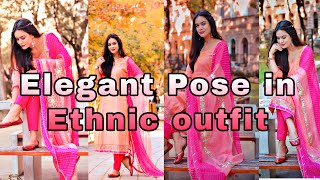 10 Elegant pose in Suit For Girls  Photoshoot In Ethnic Wear  Suit pose MYClicks Instagram [upl. by Ainiger]