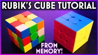 HOW TO SOLVE A RUBIKS CUBE amp Remember The Steps [upl. by Kevan509]