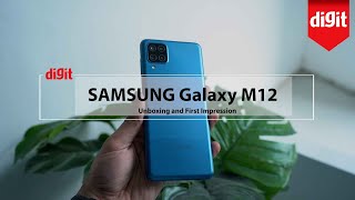 Samsung Galaxy M12 Unboxing and First Impressions [upl. by Gruber966]