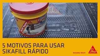 5 motivos para usar Sikafill ® Rápido [upl. by Asiat841]