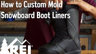 Snowboarding How to Custom Mold Snowboard Boot Liners [upl. by Lashondra]