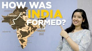 How was India Formed  Princely States and Jammu and Kashmir [upl. by Sset]