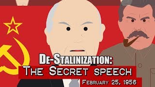 DeStalinization The Secret speech 1956 [upl. by Hsina875]