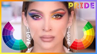 TEORÍA DEL COLOR FRÍOS Y CÁLIDOS  MAQUILLAJE PRIDE [upl. by Ailugram]