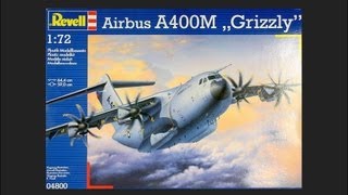 Revell 172 Airbus A400M quotGrizzlyquot Scale Model Review [upl. by Florenza]