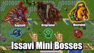 Tibia  How To Farm Issavi Mini Bosses [upl. by Nna]