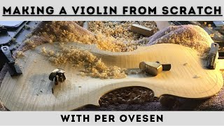 Making a violin from scratch with maker Per Ovesen  MiniDocumentary [upl. by Georgianne194]