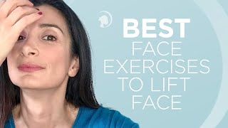 Two Best Face Exercises To Tighten And Lift Face [upl. by Ellesig]