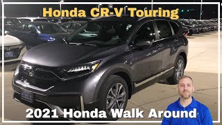 2021 Honda CRV Touring Walk Around Review [upl. by Eanahc]