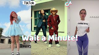 Wait A Minute  TikTok Dance Compilation [upl. by Mosra]