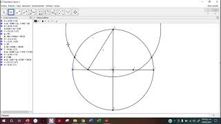 Pentágono Inscrito en una Circunferencia GeoGebra  MateconF2 [upl. by Enyrehtac]